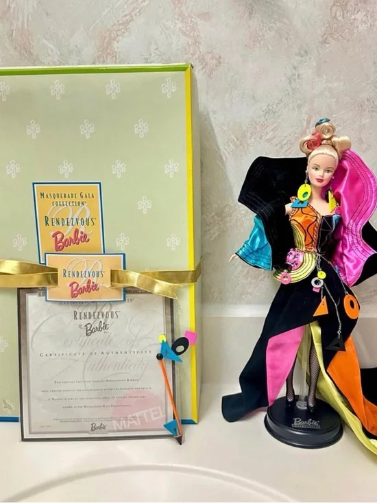 Rare Collector Rendez-vous Barbie 1998 Masquerade Gala Collection w/ Box - Picture 2 of 8